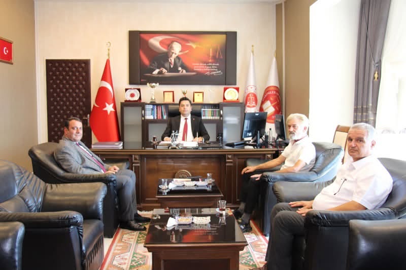 Ermenek Basınından Cumhuriyet Başsavcısı Ercan Kuş’a Ziyaret